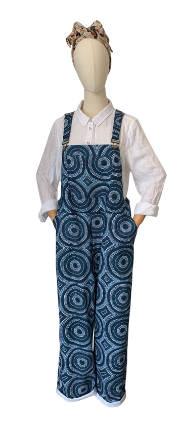 Lola Overalls – Jukurrpa Print by Lyn Nugarrari Sims
Bush Tomato Dreaming
