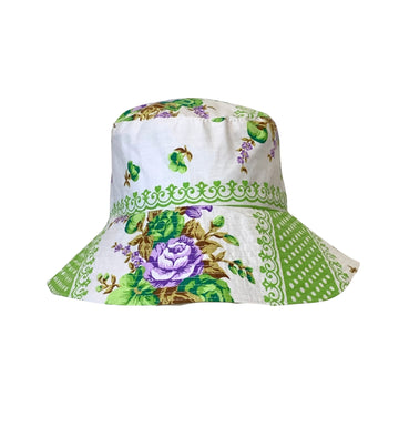 Tain Bucket Hat — Upcycled Vintage Cotton