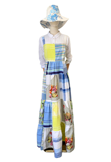 Linpin Patchwork Summer Dress – Size 12