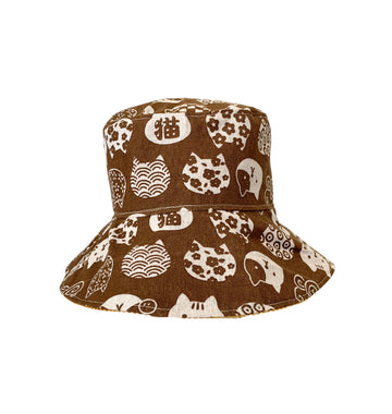 Tain Bucket Hat – Reversible Japanese Linen & Corduroy