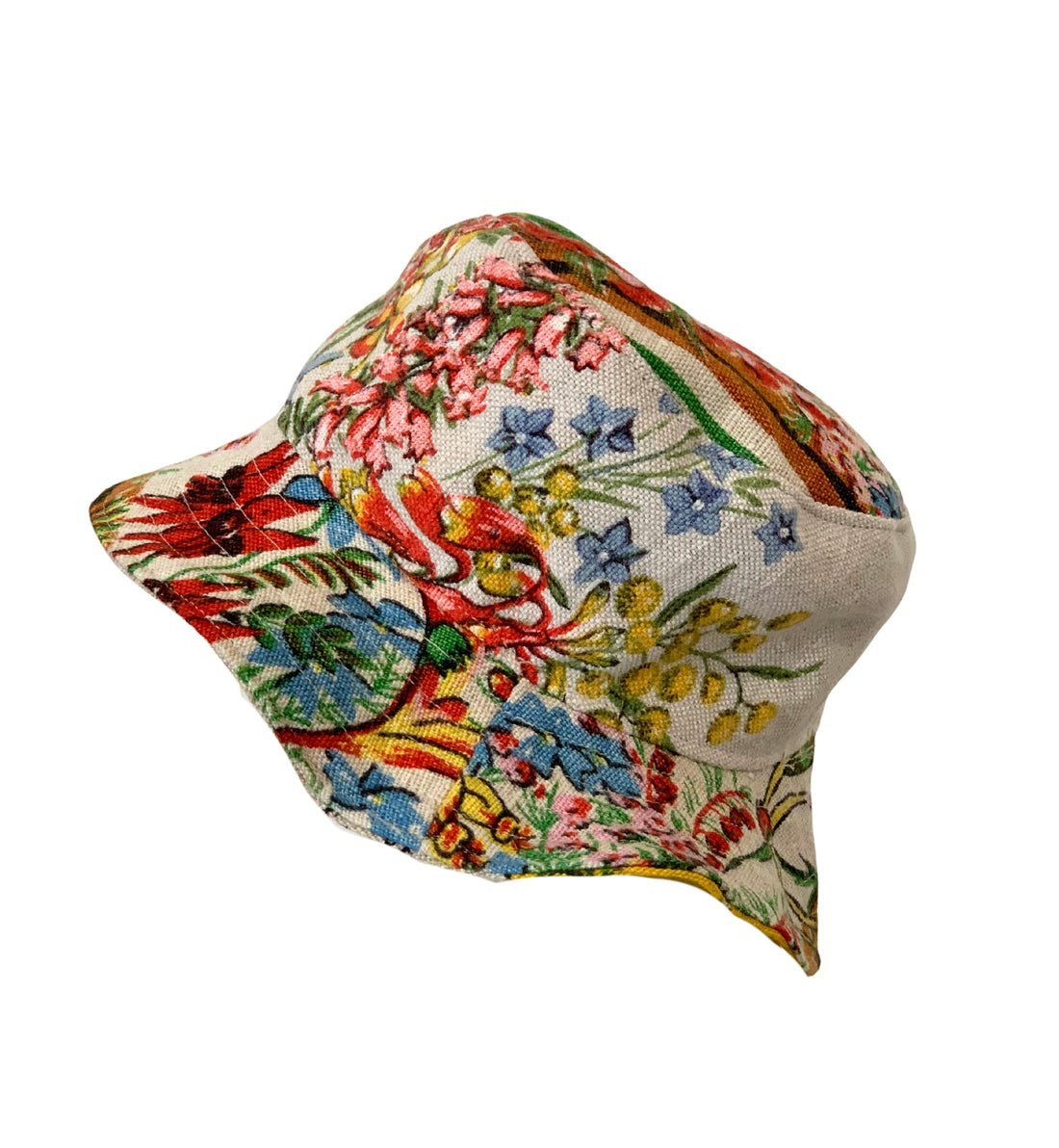 Charlie Bucket Hat – Vintage Upcycled Linen