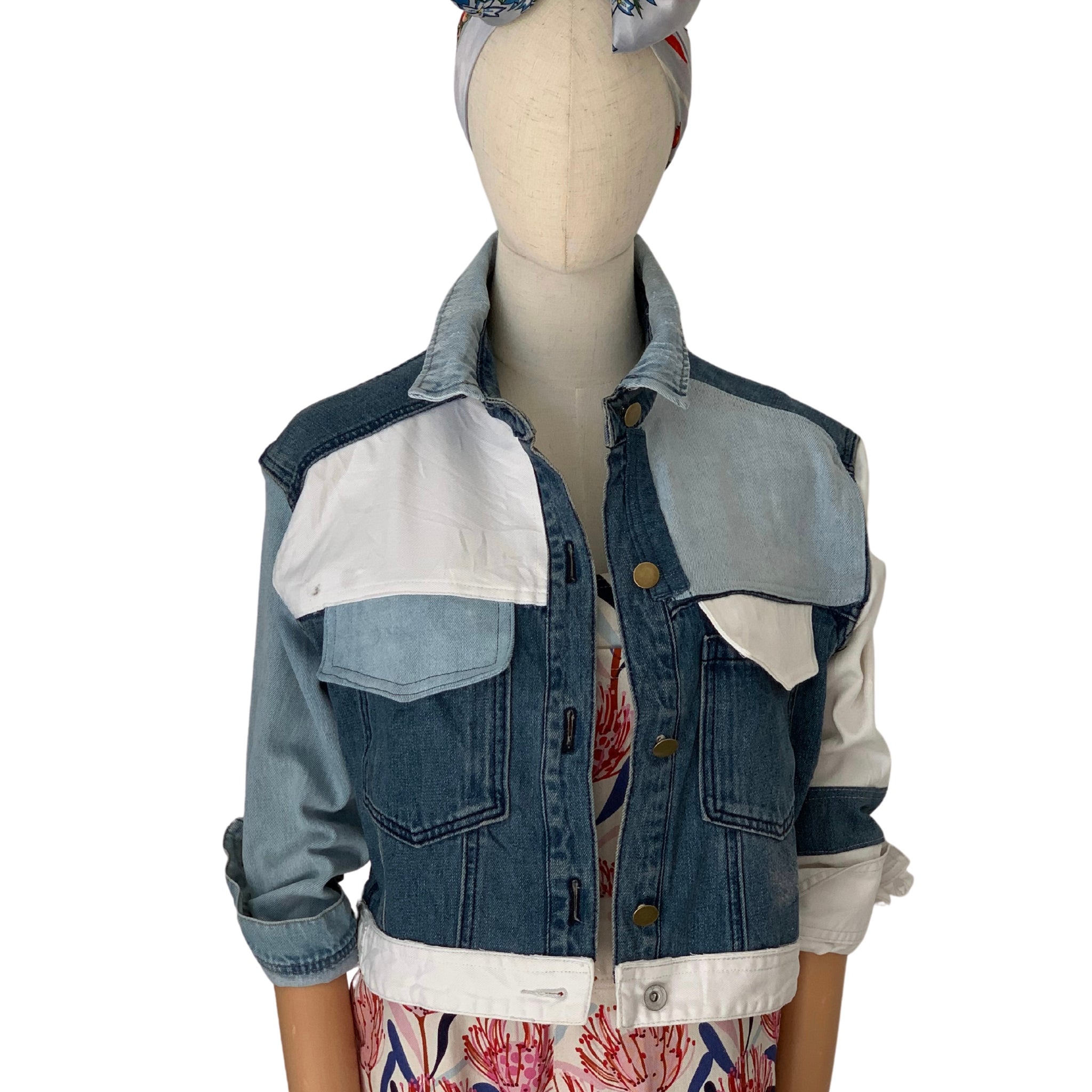 Miss Lee Denim Cropped Jacket