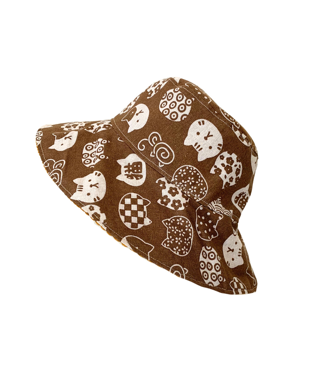 Tain Bucket Hat – Reversible Japanese Linen & Corduroy