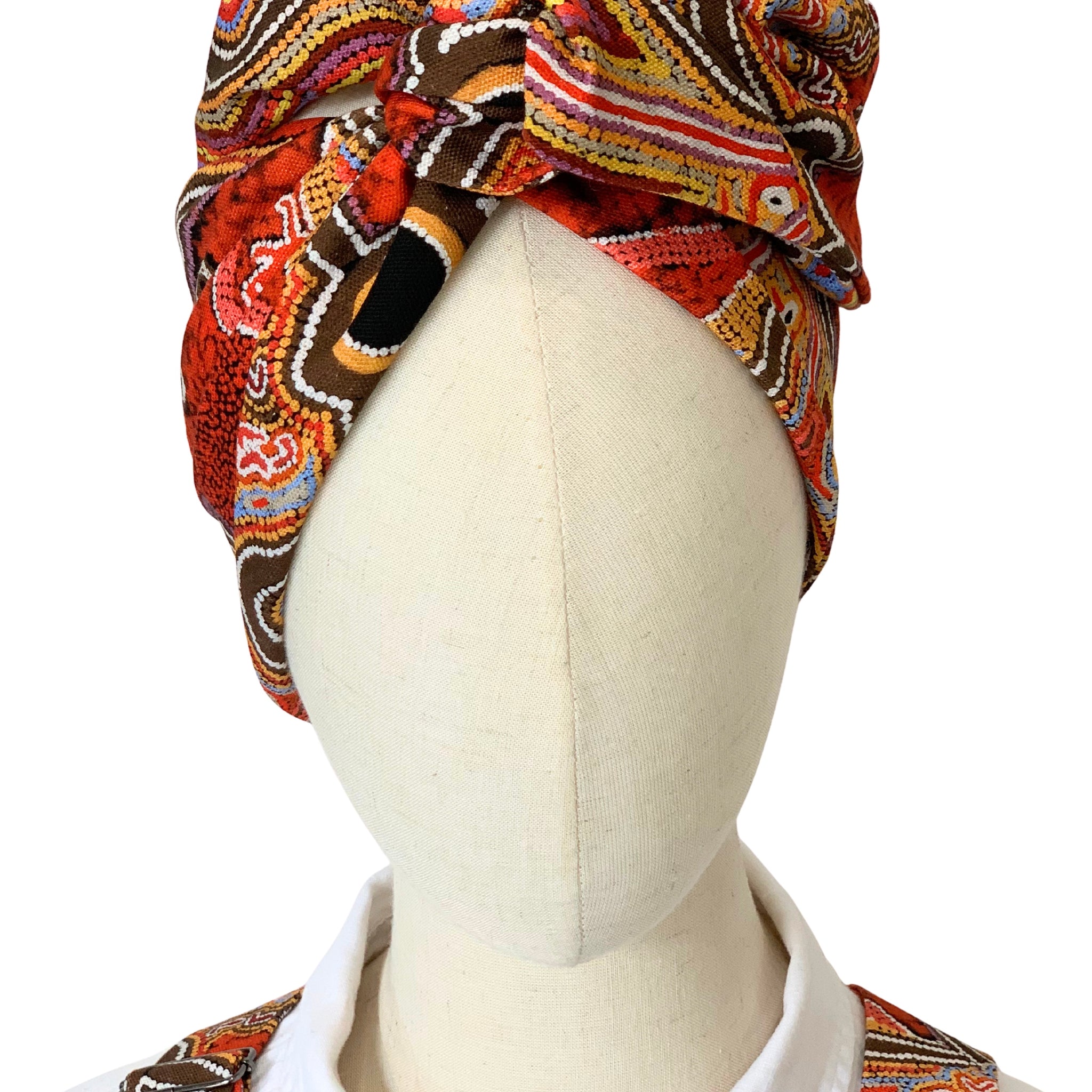 Wide Wired Headband – Frog Dreaming by Thomas Jangala Rice