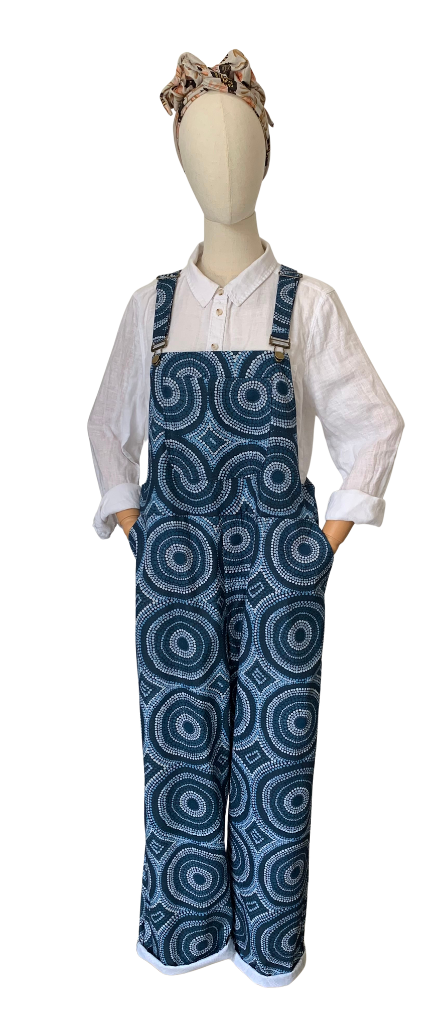 Lola Overalls – Jukurrpa Print by Lyn Nugarrari Sims
Bush Tomato Dreaming