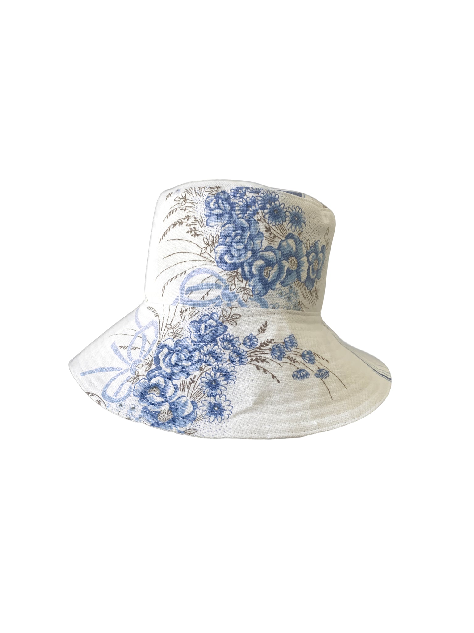 Blue Flowers Bucket Hat